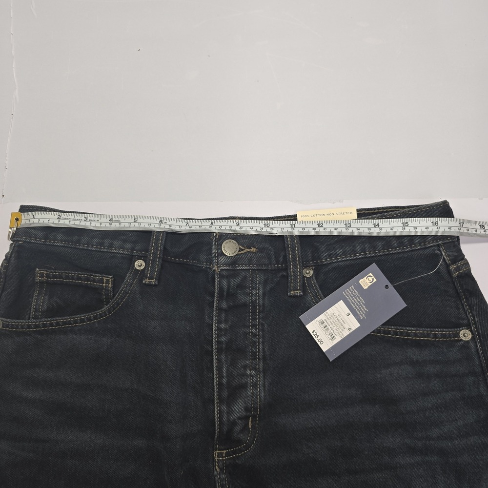 Universal Thread Womens 8 Black Mid-Rise 90s Baggy Denim Shorts NWT 014194902 - Picture 7 of 9